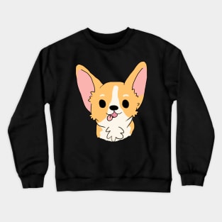 Cute Corgi Dog Digital Art Design, for dog lovers Crewneck Sweatshirt